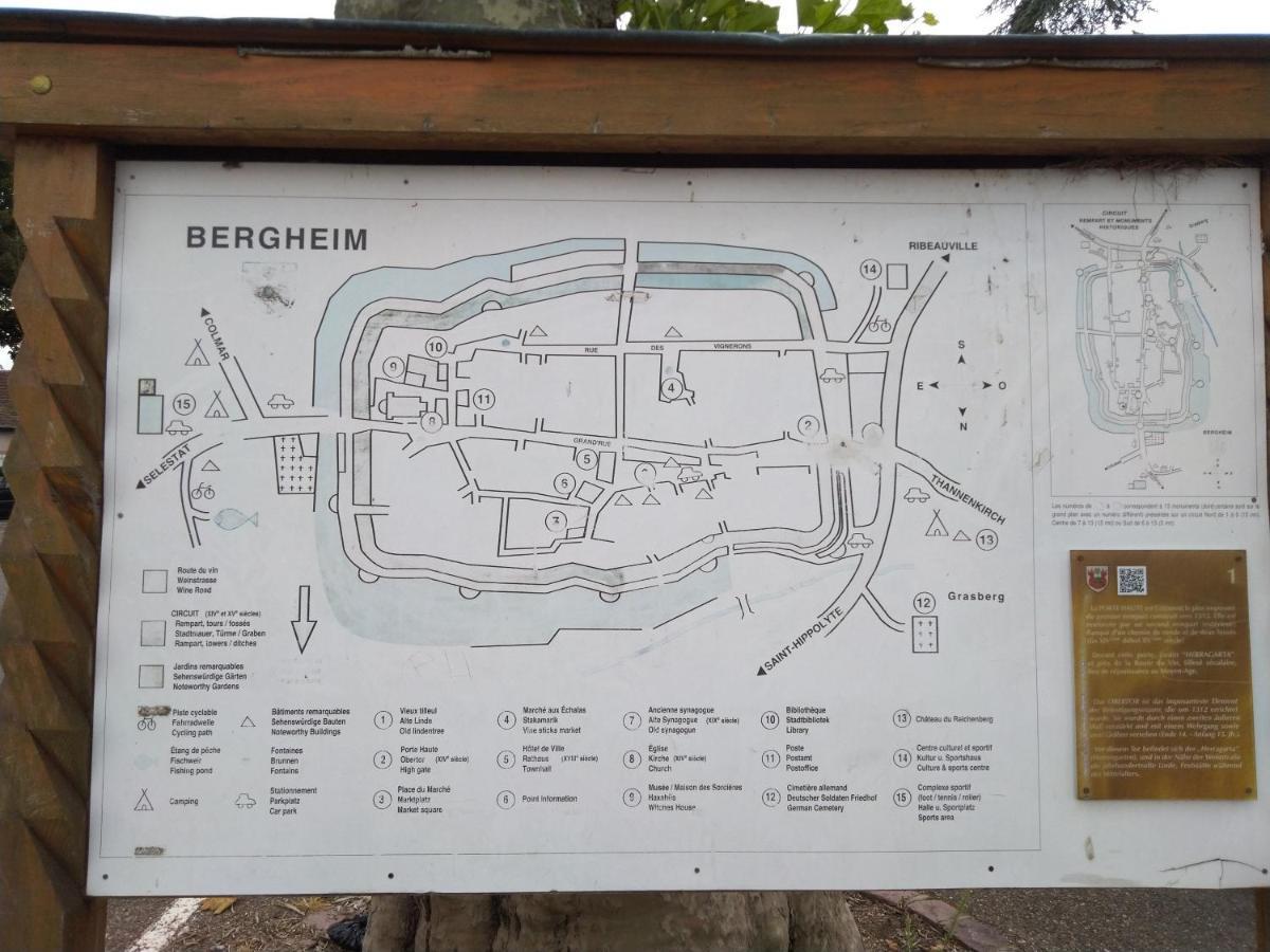 Bergheim Piscine Apartment Екстериор снимка
